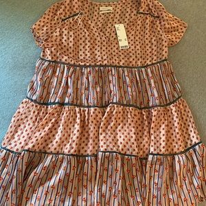 Urban Outfitters Floral Mini Dress Baby Doll Size Small Originally 69$ NWT